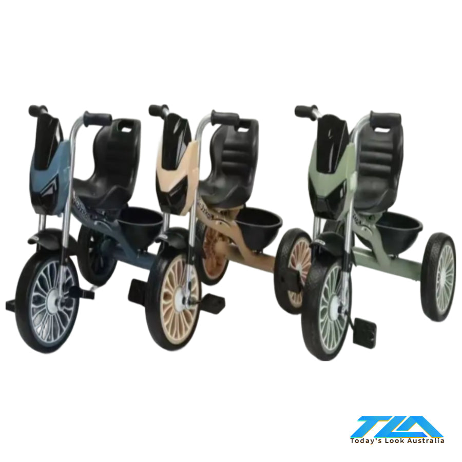 Sunmatt Kids Tricycle with EVA Wheels, Anti-Skid Paddles & Backrest  Assorted Single Age- 3 Years & Above