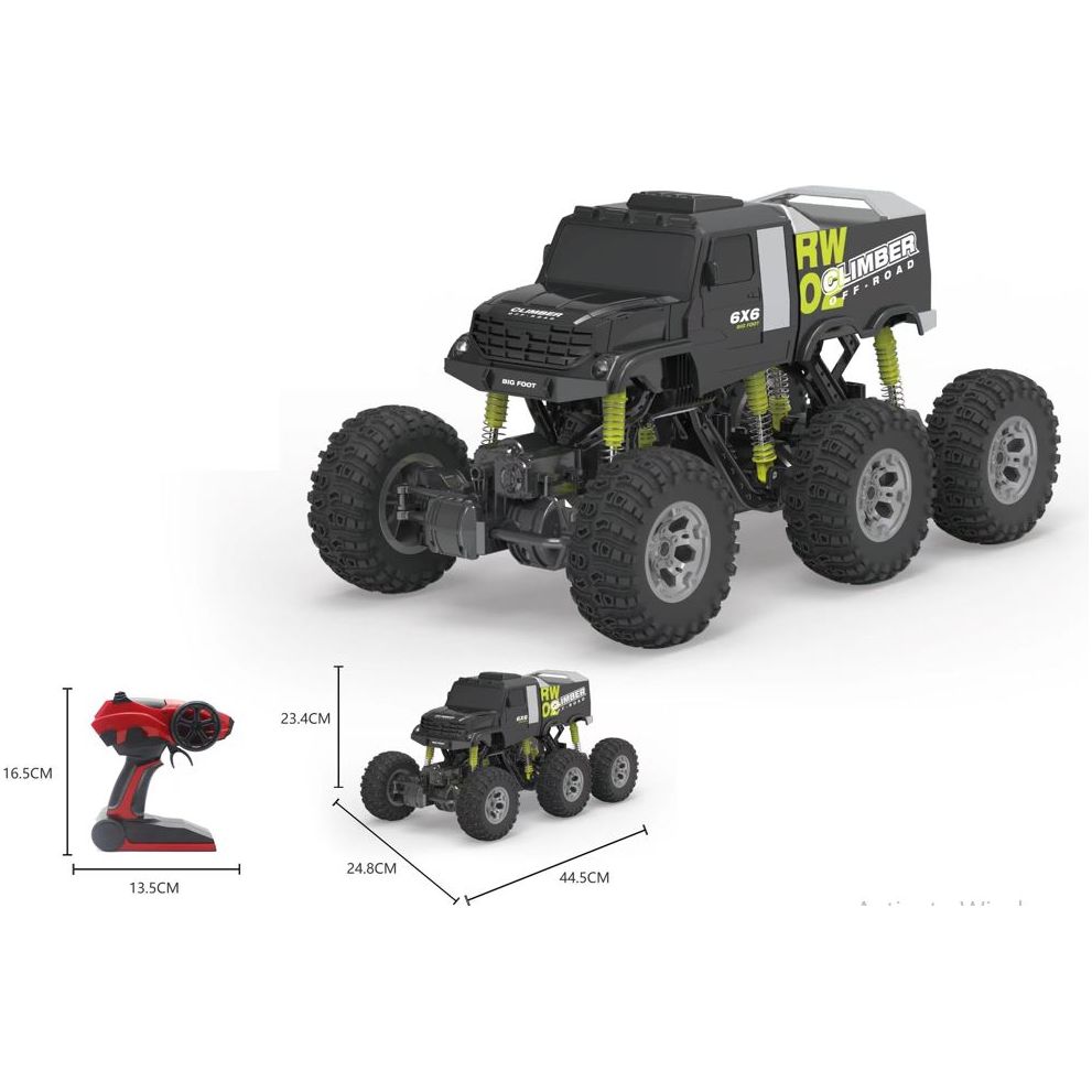 Sunmatt RC Offroading 6Wheels Truck with 18 Scale & 2.4 Ghz Frequency