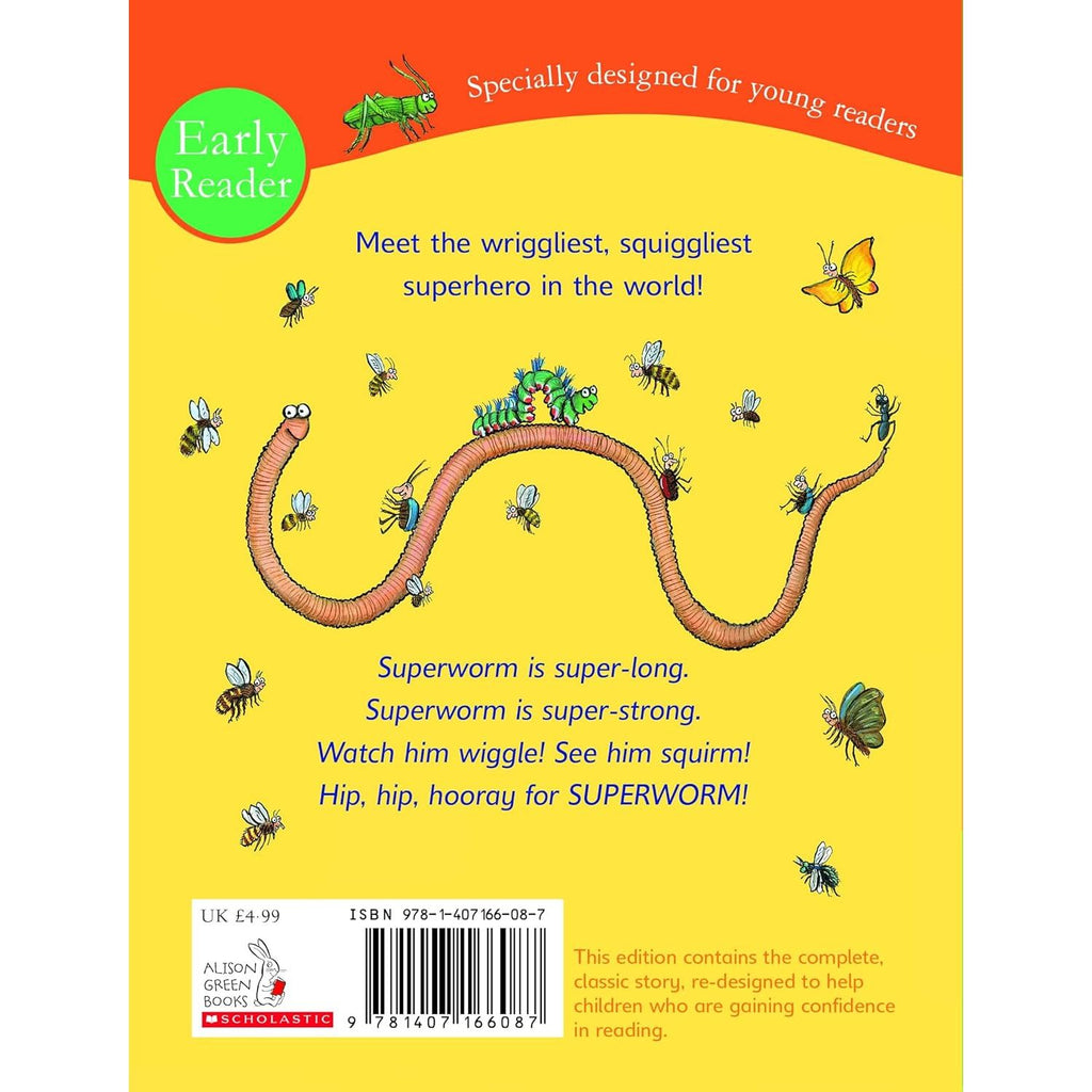 Superworm Early Reader Kids Story Books by Julia Donaldson