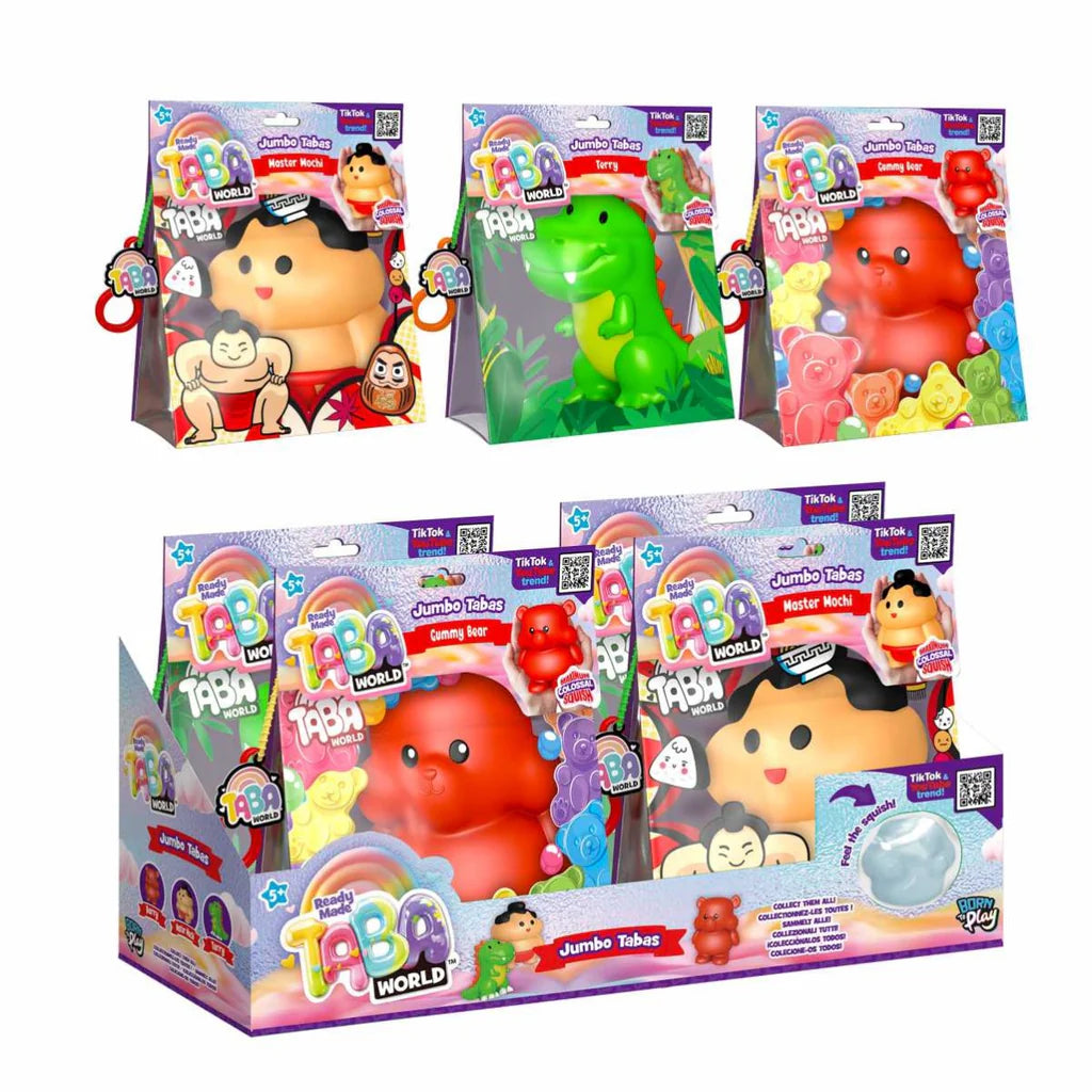 Taba World Gummy Jumbo Squishy 855402 - Jumbo Size, Jumbo Fun  Age- 3 Years & Above