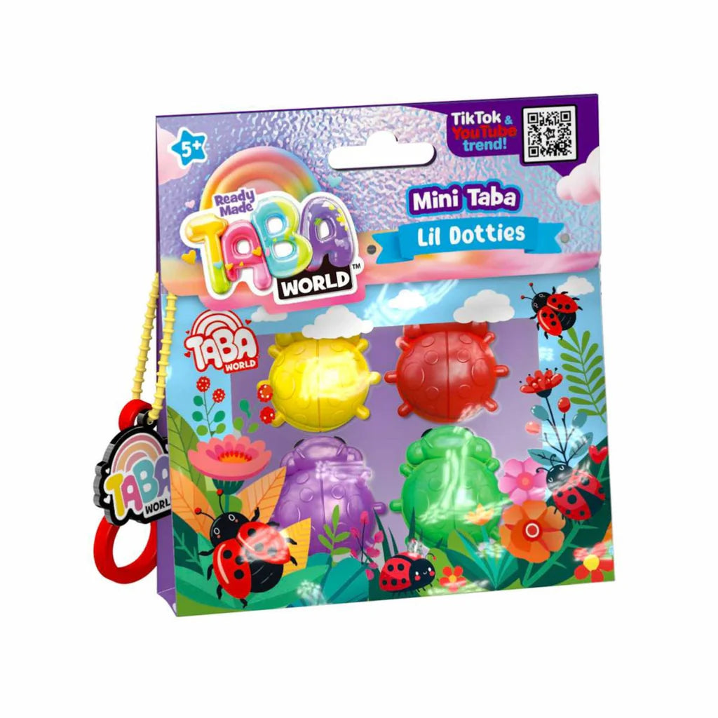 Taba World Mini Ladybug Squishy 855410 - Small, Soft, And Seriously Fun Age- 5 Years & Above