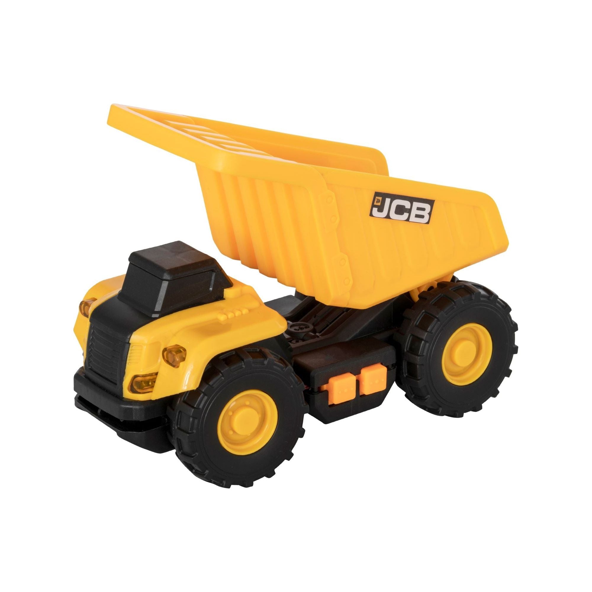Teamsterz JCB Small Dump Truck with Lights & Sound Yellow Age- 3 Years & Above