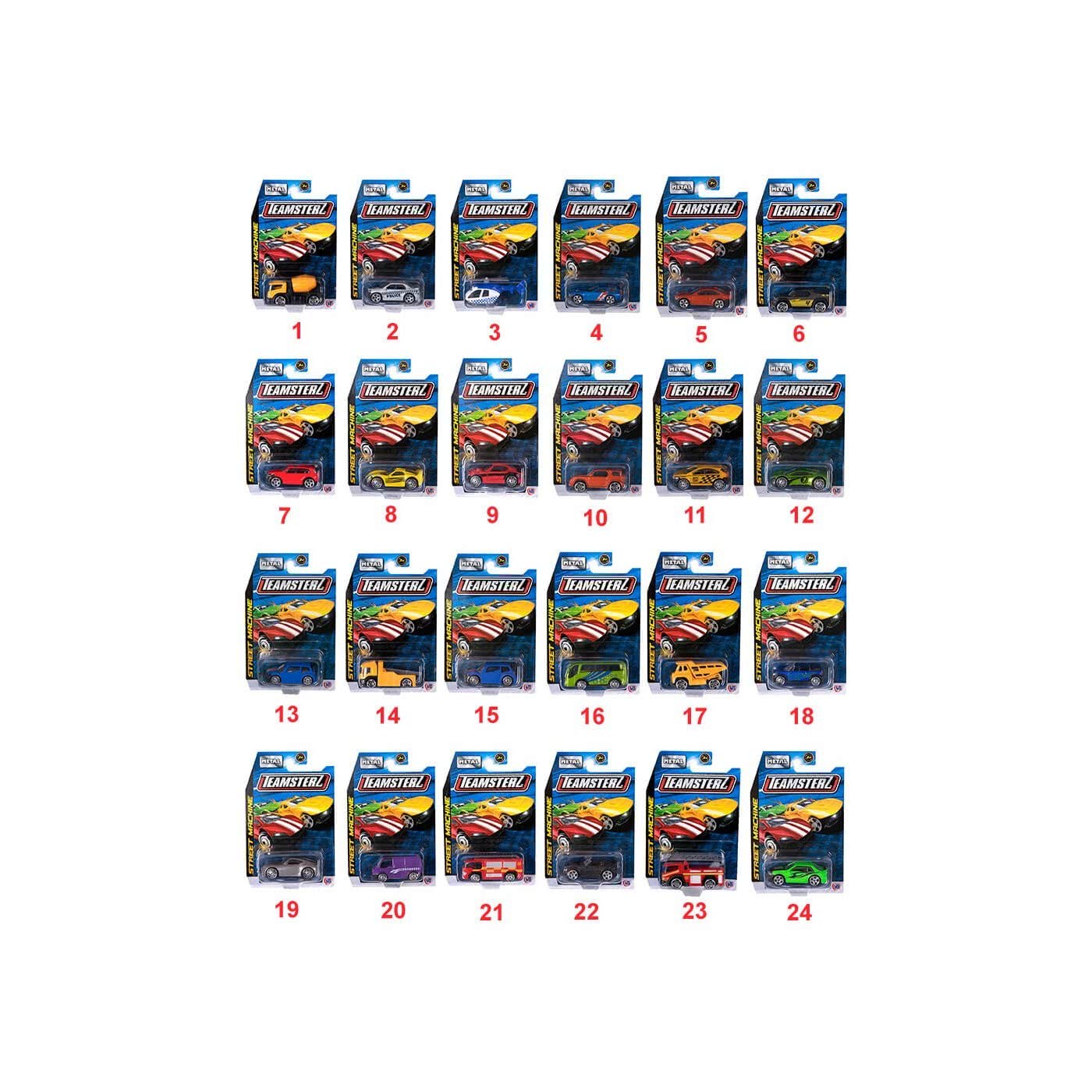 Teamsterz S/M Die-Cast Single Blister Age- 3 Years & Above