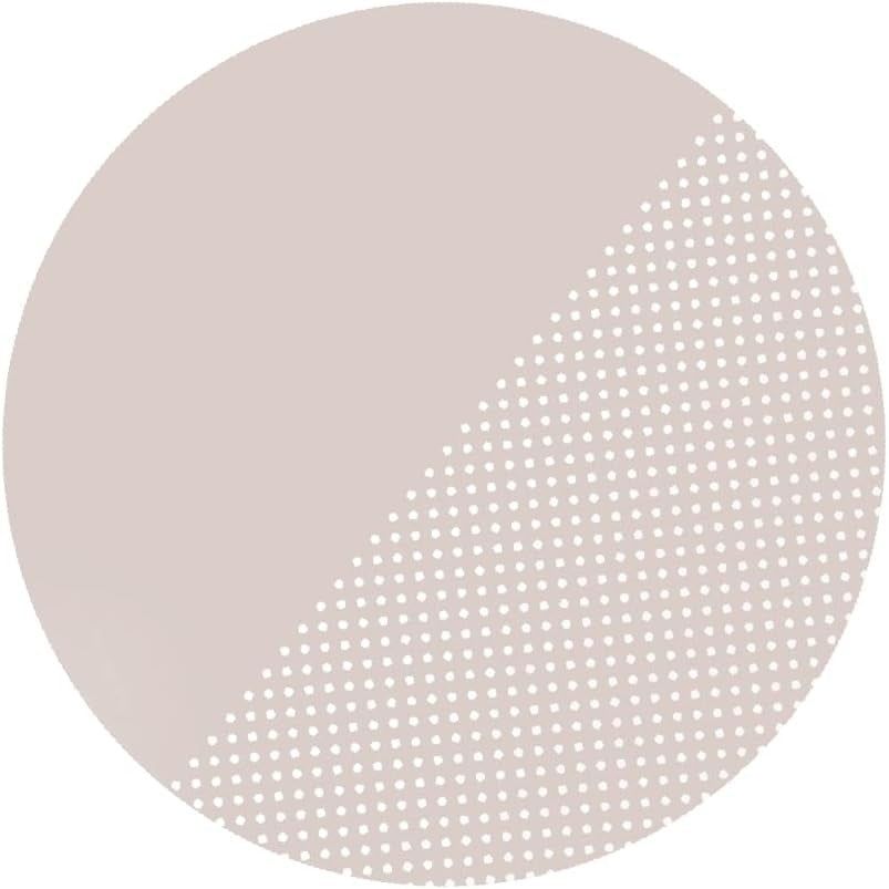 Toddlekind Round & Spotted Clean Wean Mat (105 cm) Dove Grey Age- 6 Months & Above