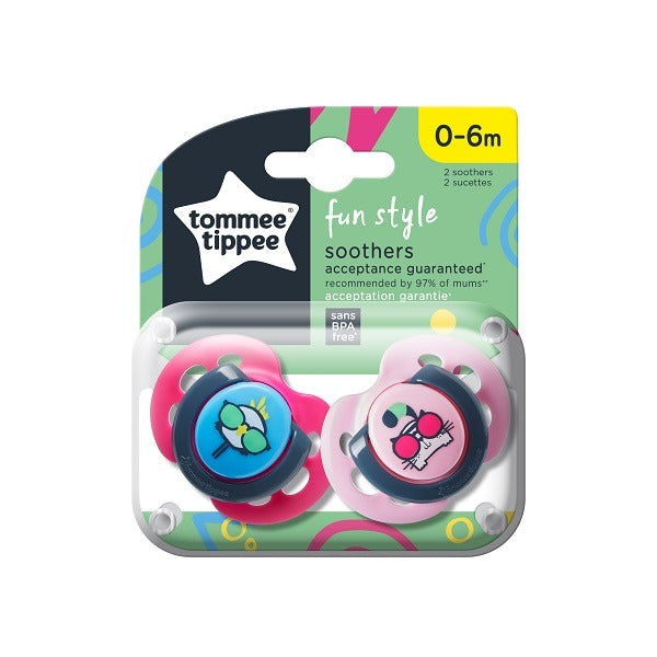 Tommee Tippee Closer to Nature Fun Air Soother orthodontic Pack