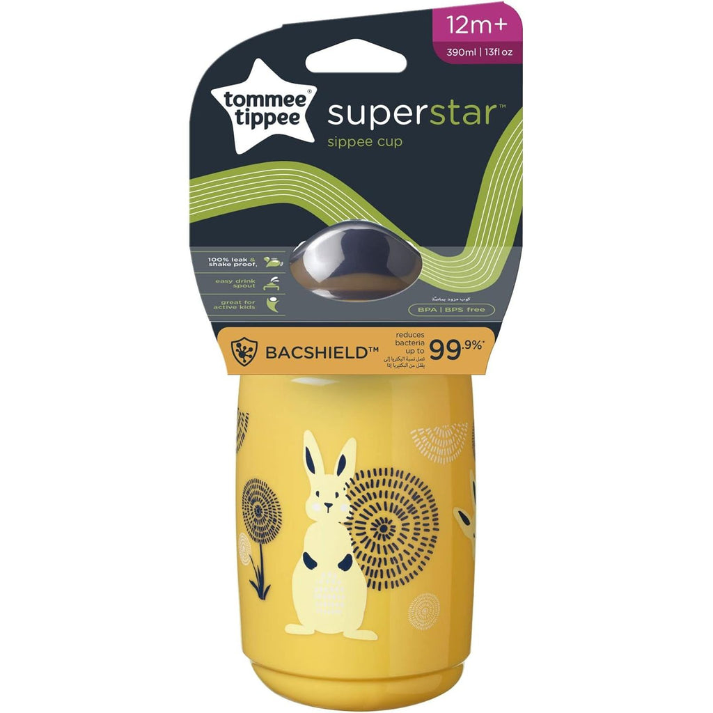 Tommee Tippee Toddler Trainer Sippee Cup Yellow 390Ml 447828  Age- 12 Months & Above