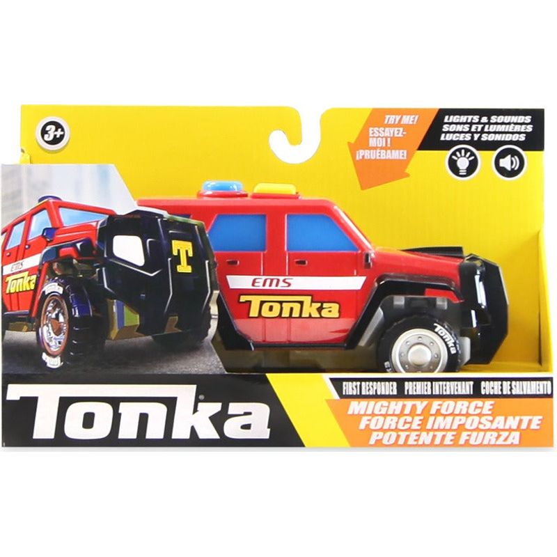 Tonka Mighty Machines Lights & Sounds First Responder Series 3 Multicolor Age- 3 Years & Above