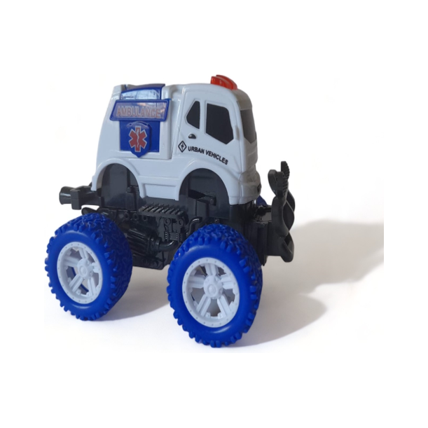 Toyzoona Rescue Friction Truck And Car  Multicolor Age- 18 Months & Above