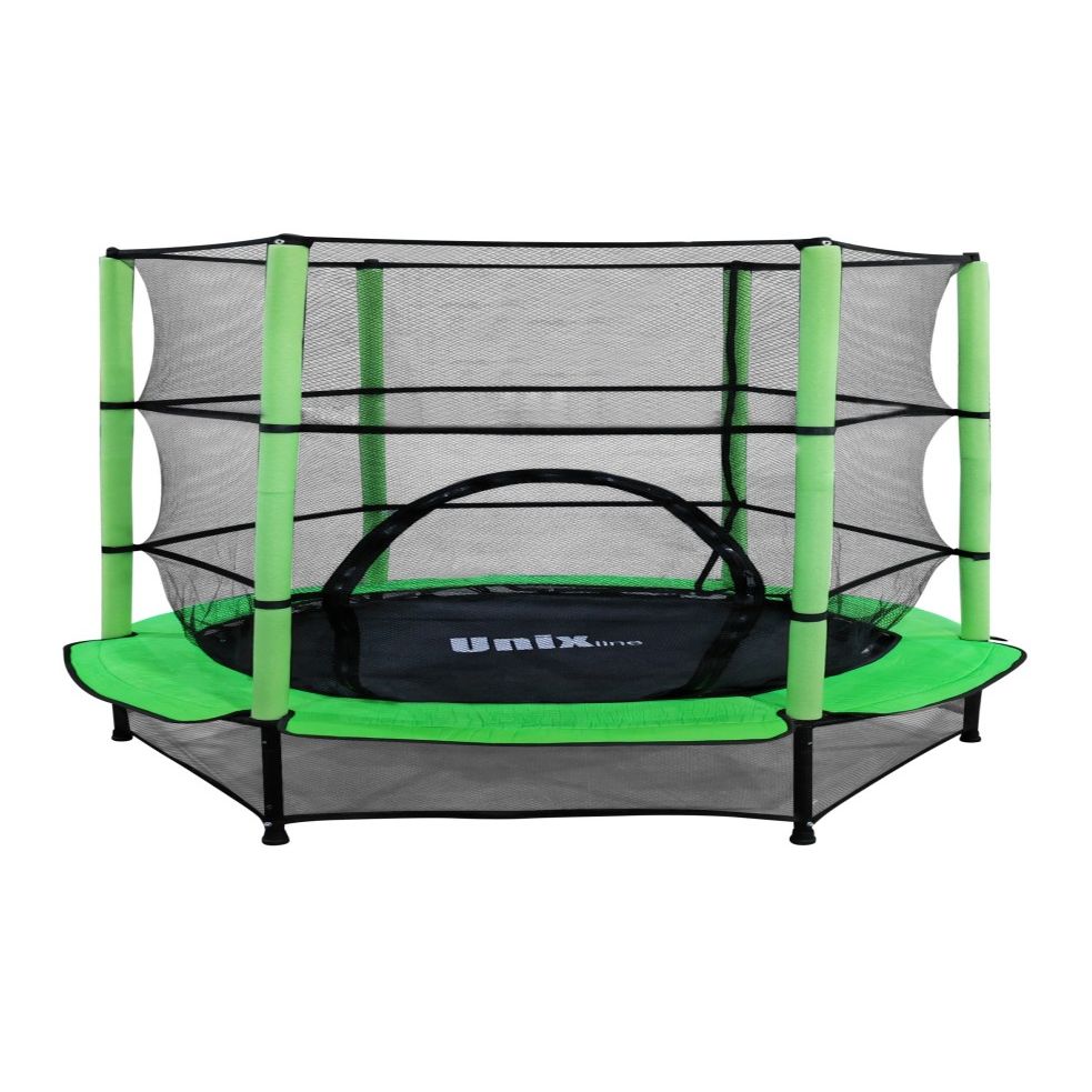 Trampoline 4.5ft Outdoor Kids Trampoline with Safety Net, Backyard Active Play Equipment Age- 6 Years & Above