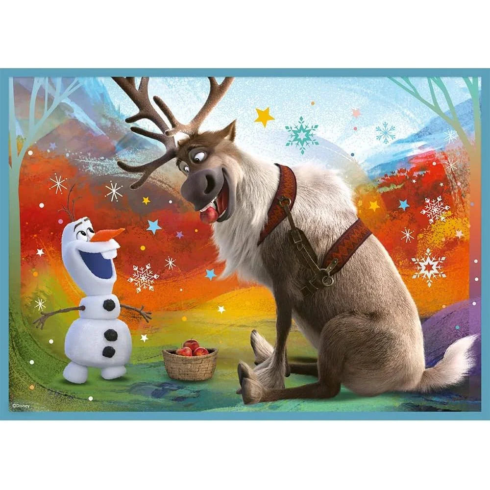 Trefl 4in1 (12, 15, 20, 24) Jigsaw Puzzle The amazing world of Frozen ...