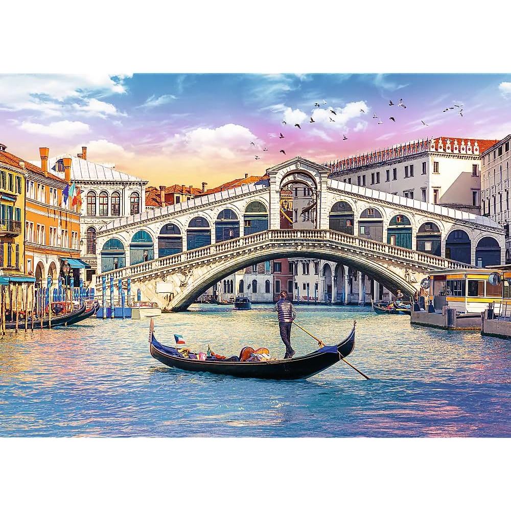 Trefl 500 Piece Jigsaw Puzzle Rialto Bridge, Venice Age- 5 Years & Above