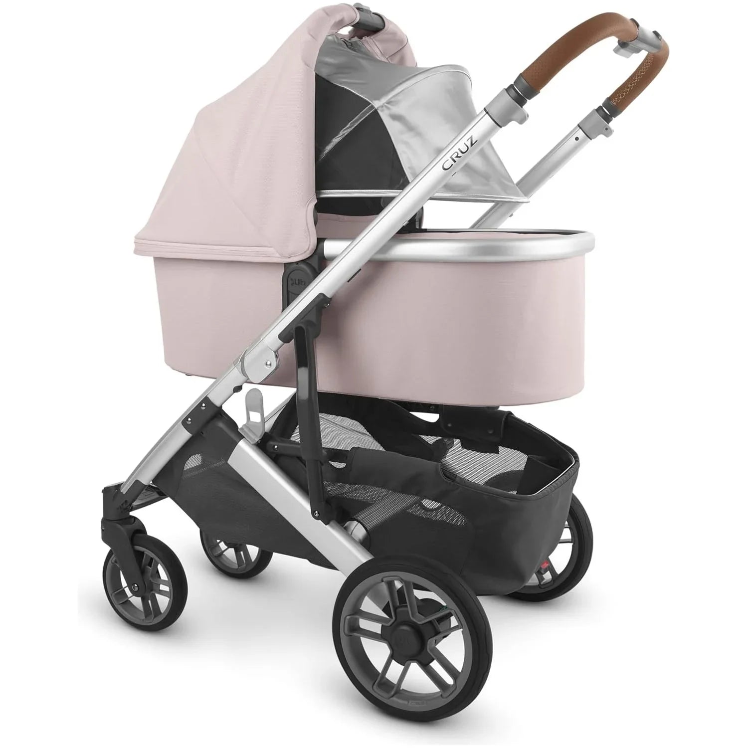UPPAbaby Bassinet Alice Dusty Pink Silver Frame UP0014 Age- Newborn to 6 Months