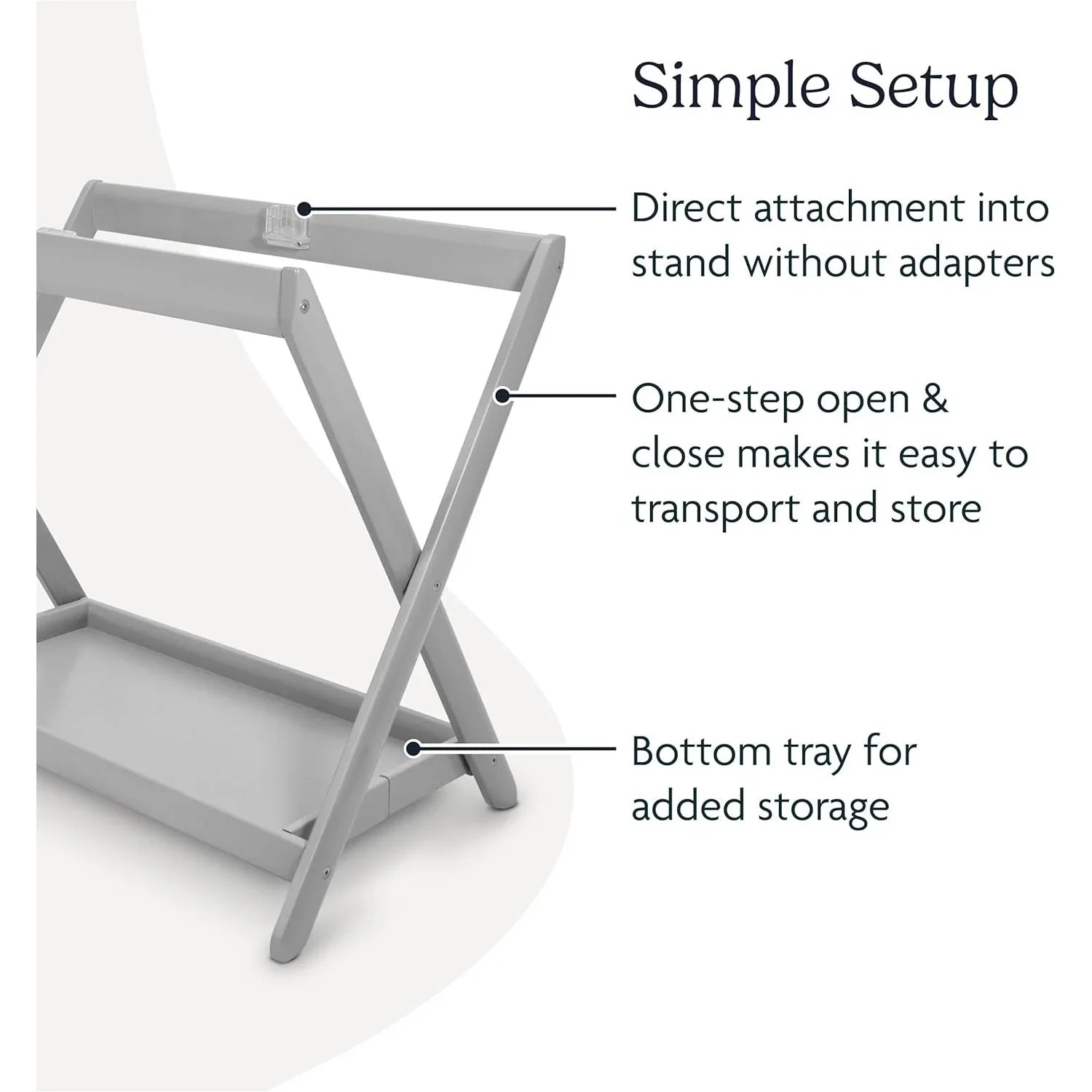 how to make uppababy bassinet stand up UPPAbaby Bassinet Stand White UP0108 Age- Newborn to 6 Months
