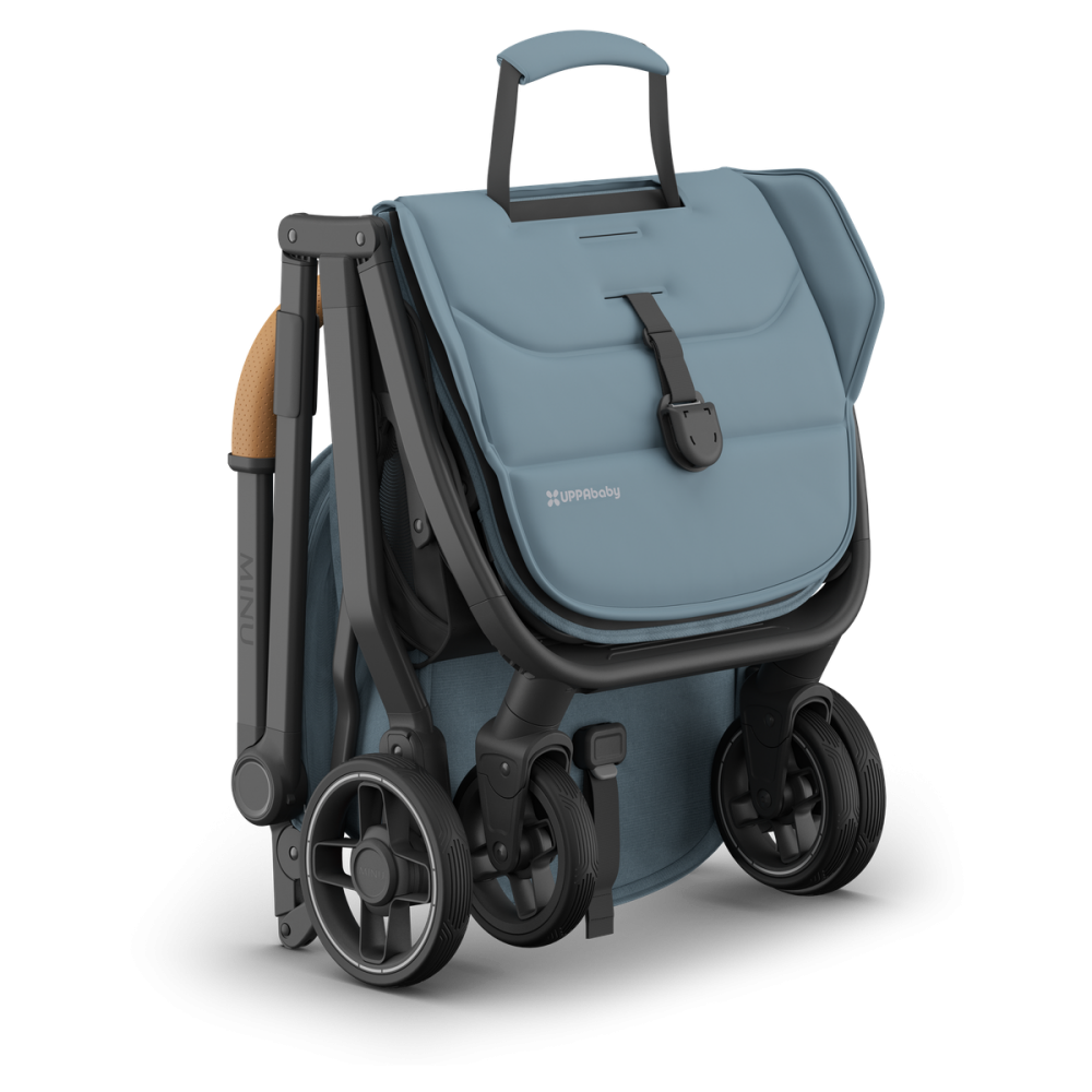 UPPAbaby Minu V3 Stroller Dillan Stone Blue 0803-MIN-EU-DIL Age- 6 Months up to 15 kg