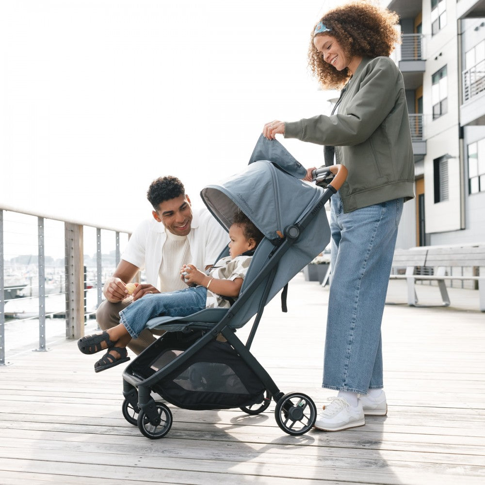 UPPAbaby Minu V3 Stroller Dillan Stone Blue 0803-MIN-EU-DIL Age- 6 Months up to 15 kg