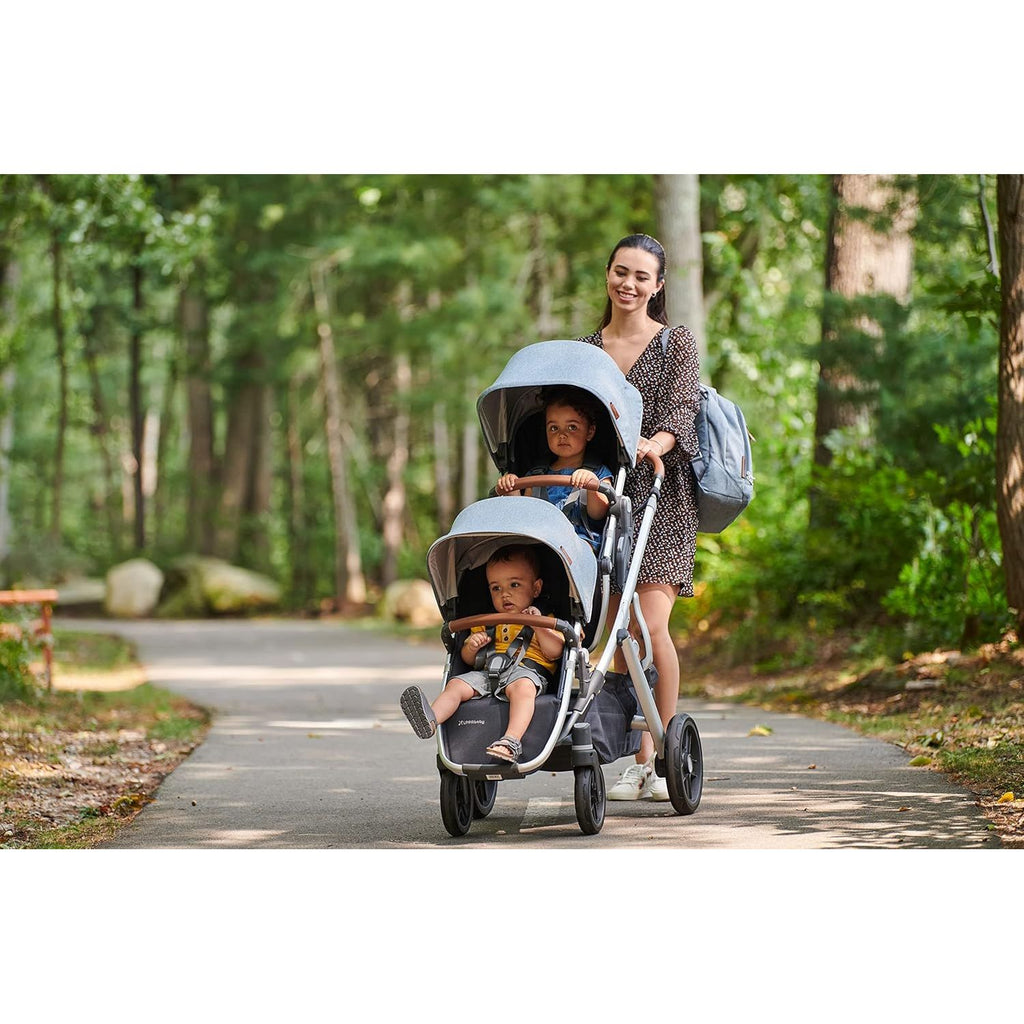 UPPAbaby Rumbleseat V2 Lucy Rosewood Mélange Carbon Frame Saddle Leather UP0032 Age- Newborn to 4 Years