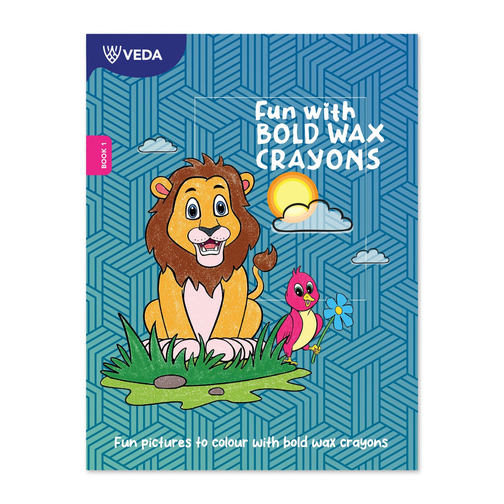 Veda Fun With Bold Wax Crayons Book 1