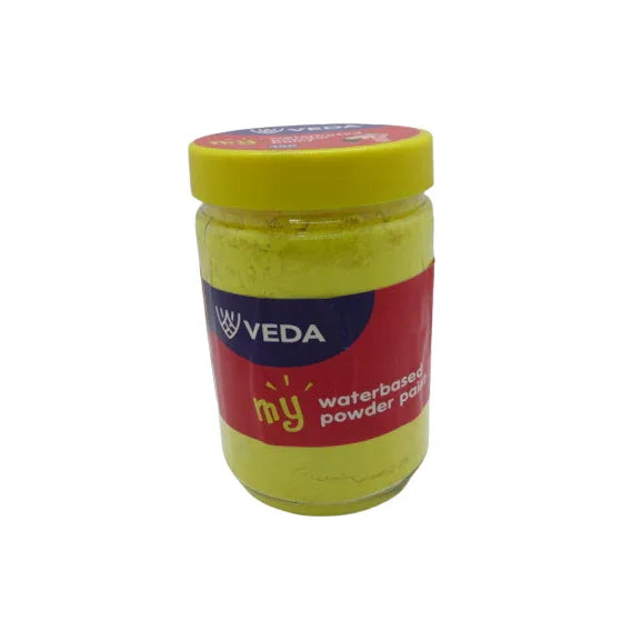 Veda Powder Paint Yellow 350 Grams  Age- 6 Years & Above
