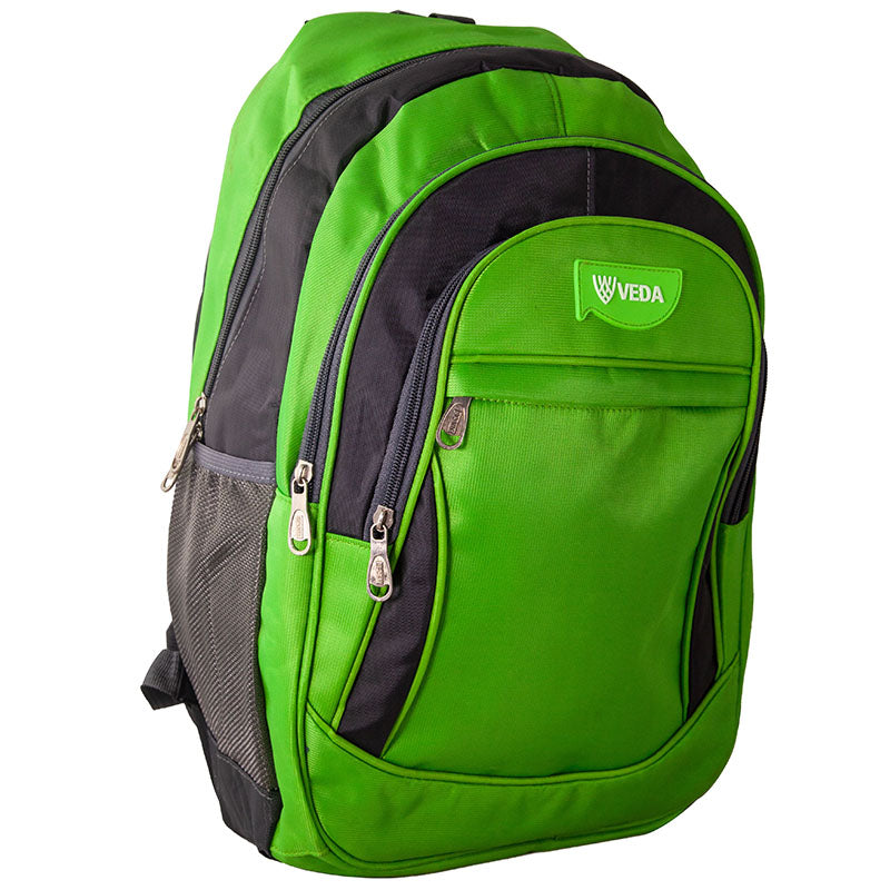 Veda School Bag BGS77-01 Green Age- 8 Years & Above