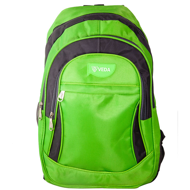 Veda School Bag BGS77-01 Green Age- 8 Years & Above