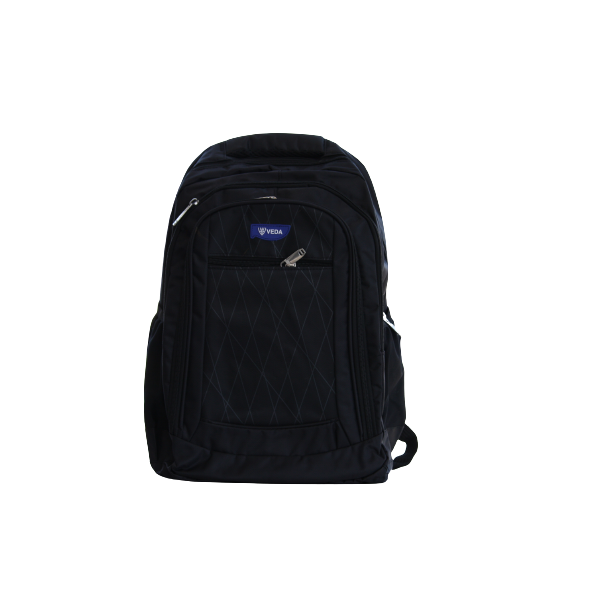 Veda School Bag BGS77-03 Black Age- 8 Years & Above