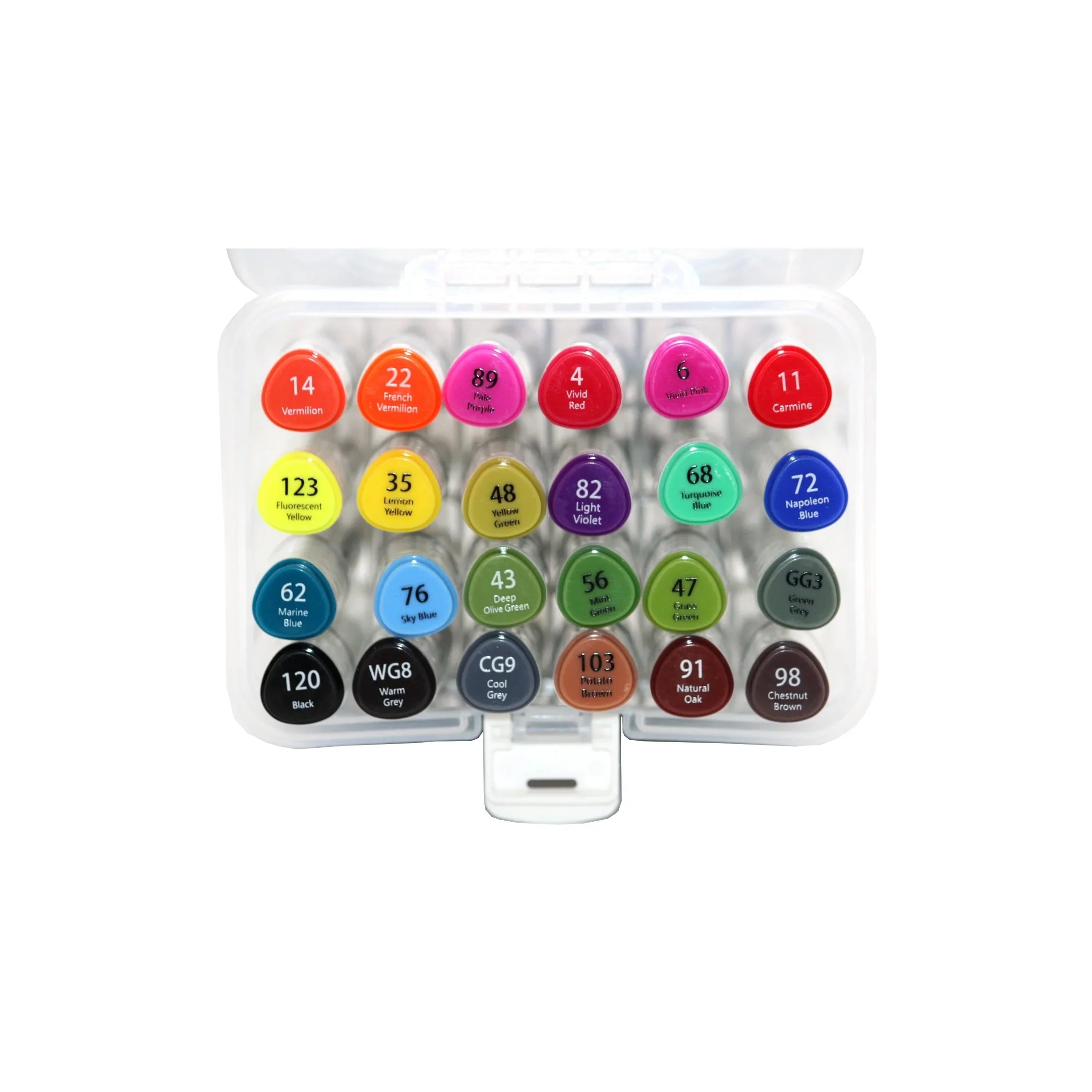 Veda Twin Markers Pack of 24 TWM-01 Age- 3 Years & Above