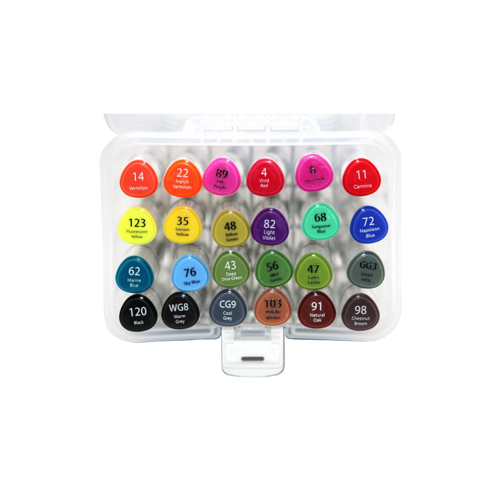 Veda Twin Markers Pack of 24 TWM-01 Age- 3 Years & Above