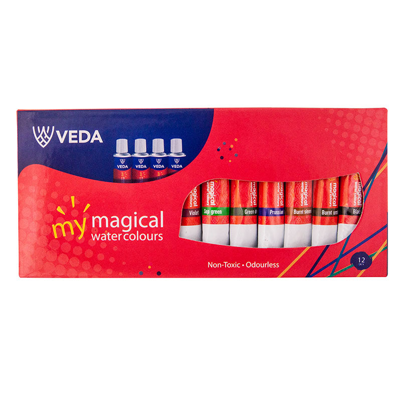 Veda Water Color Paint WCT01 12 Pieces Age- 6 Years & Above