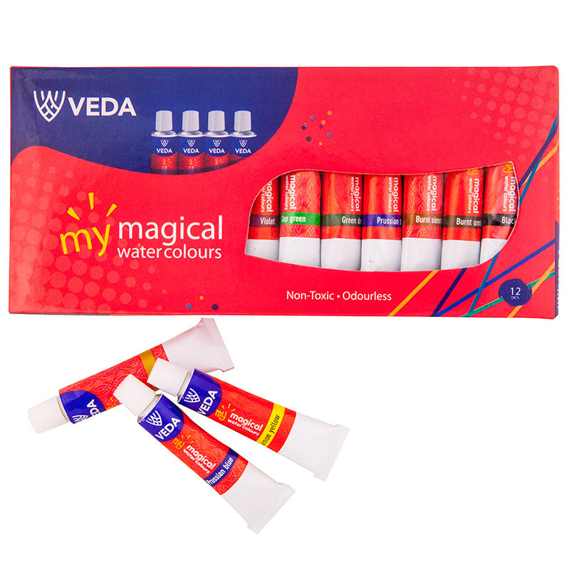 Veda Water Color Paint WCT01 12 Pieces Age- 6 Years & Above