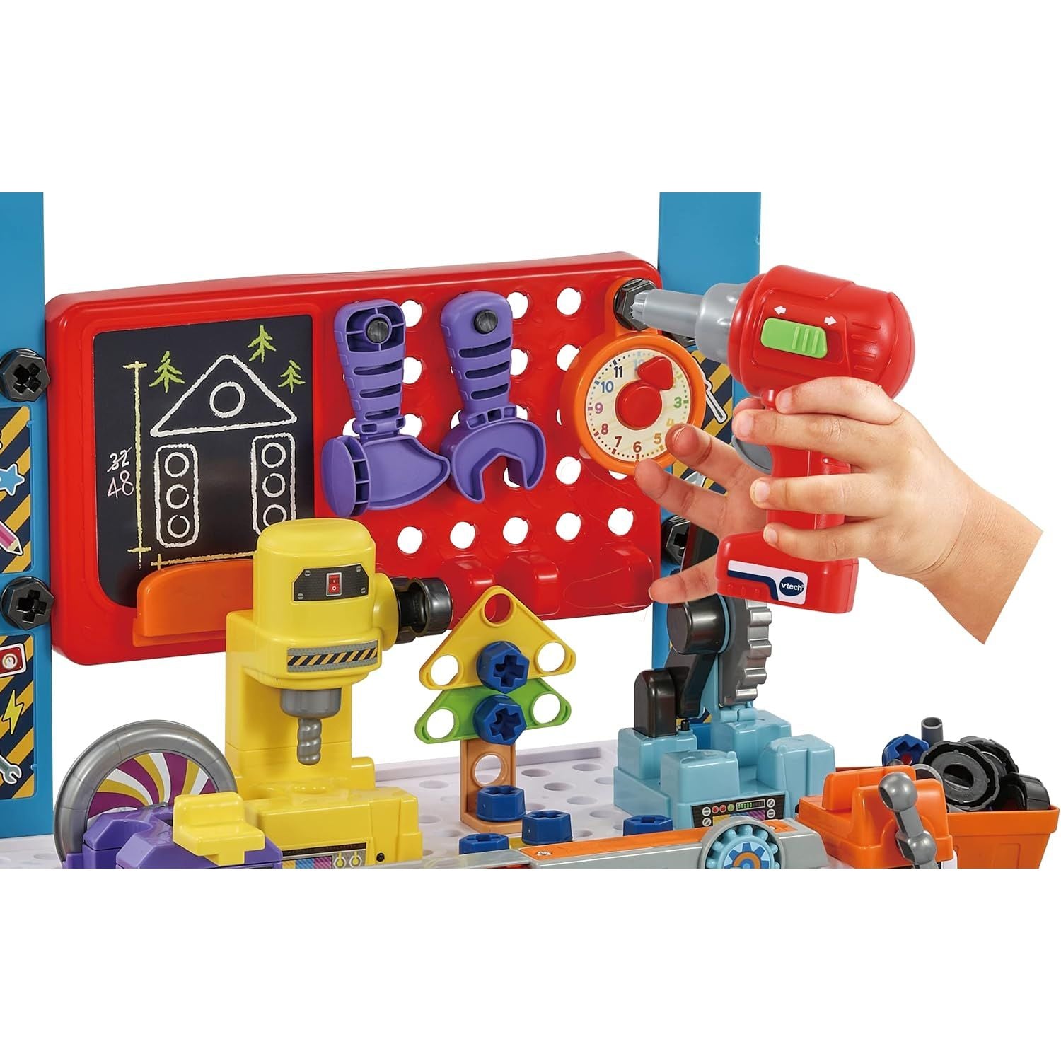 Vtech Kids My Busy Workbench 119 Pieces Multicolor Age- 3 Years to 6 Years