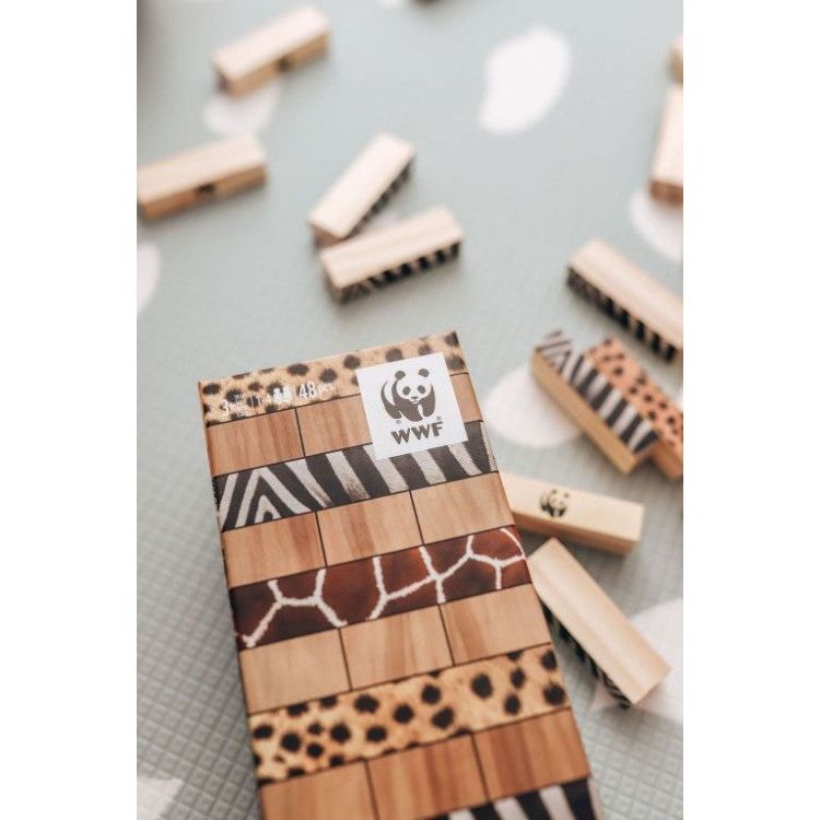 WWF Miombo Tumbling Tower Game Age- 3 Years & Above