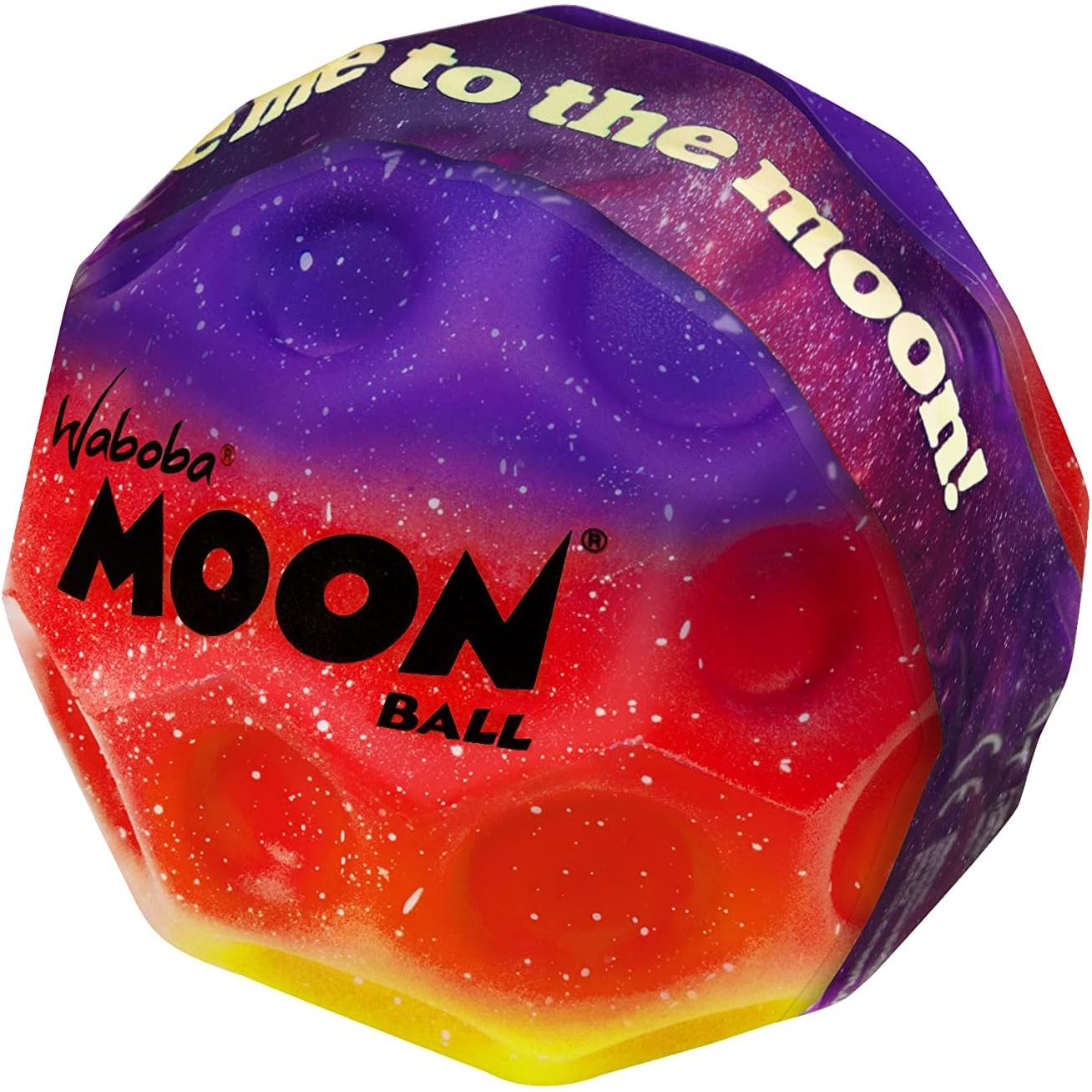 Waboba Moon Ball Gradient Hyper Bouncy Ball for Kids & Adults, Outdoor Throw & Catch Play Age- 3 Years & Above