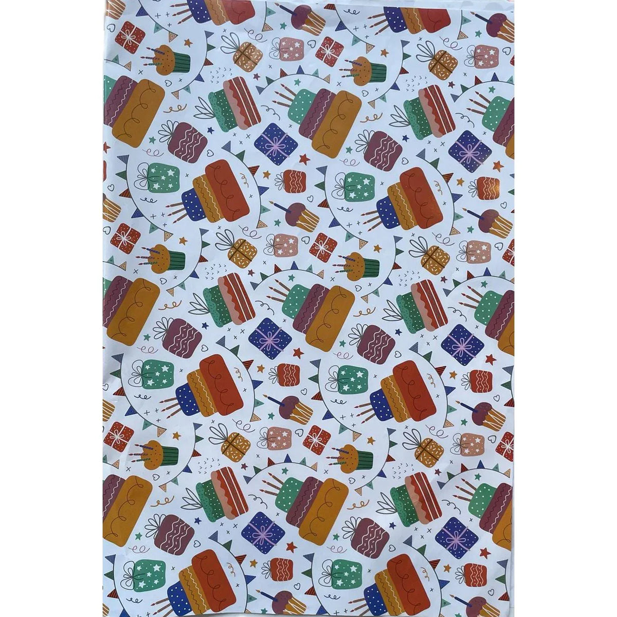 Pibi Birthday Cake Gifts Themed Gift Wrapping Paper 50 x 70 cm ...