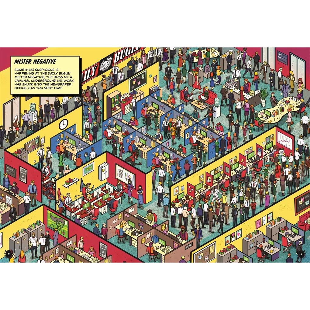 Where's Spidey?: A Spider-Man Search & Find Book