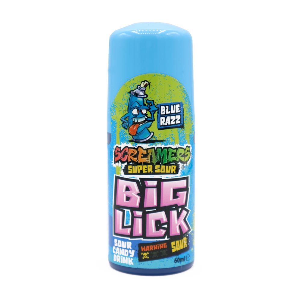 Zed Candy Screamers Blue Razz Big Lick 60 Ml Age- 3 Years & Above