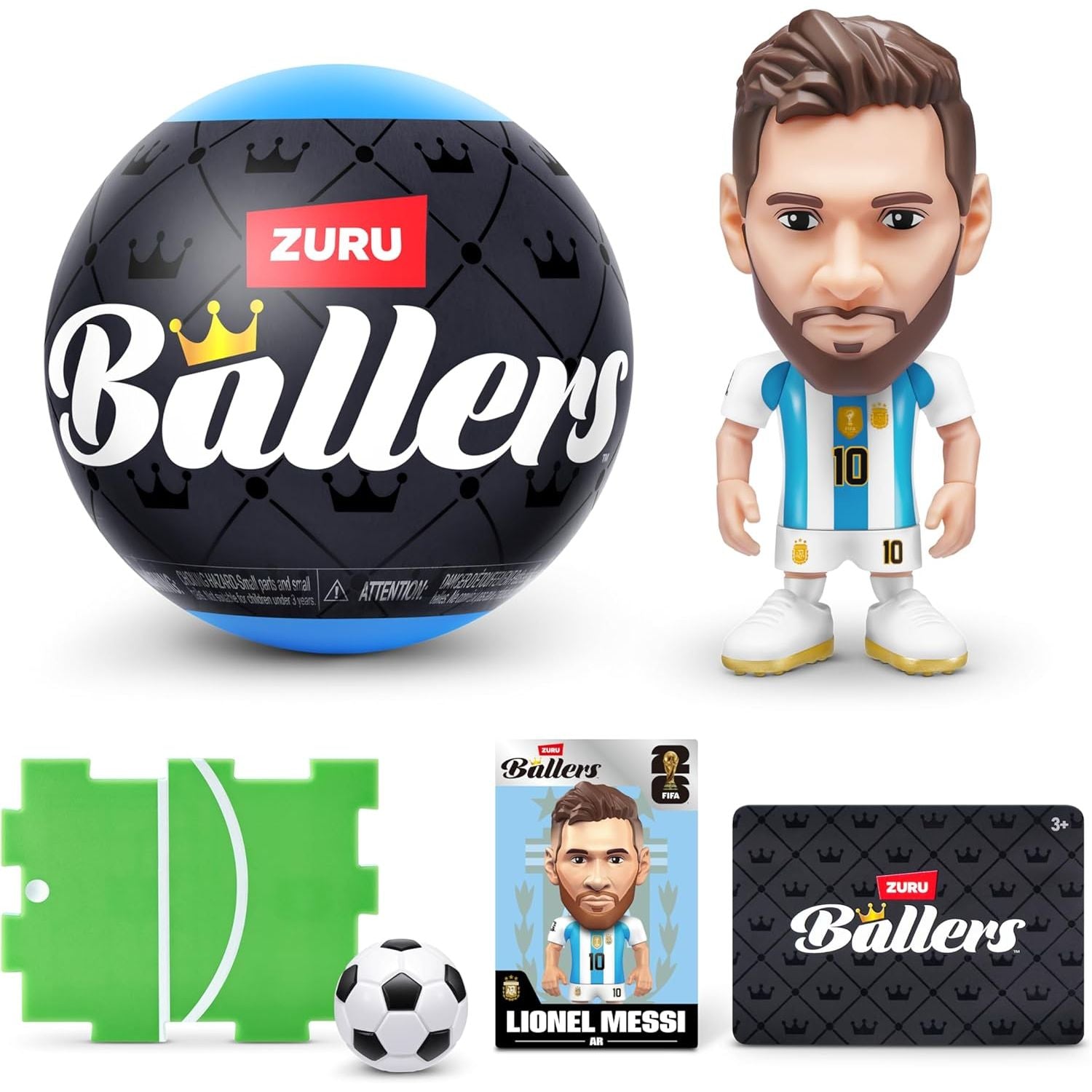 Zuru FIFA Ballers Capsule Surprise Collectible Capsule for Kids, Mystery Mini Toy Figures, Unboxing Play Age- 3 Years & Above