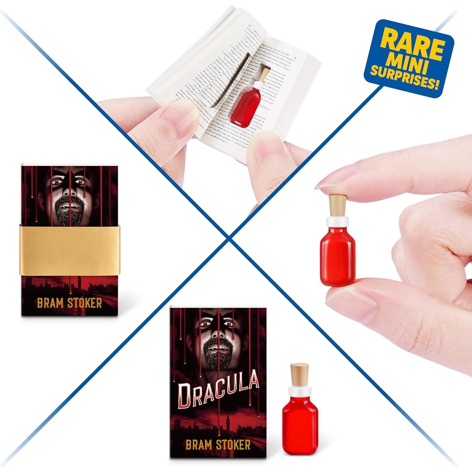 Zuru Mini Brand Book Capsule Surprise Collectible Capsule for Kids, Mystery Mini Toy Figures, Unboxing Play Age- 3 Years & Above
