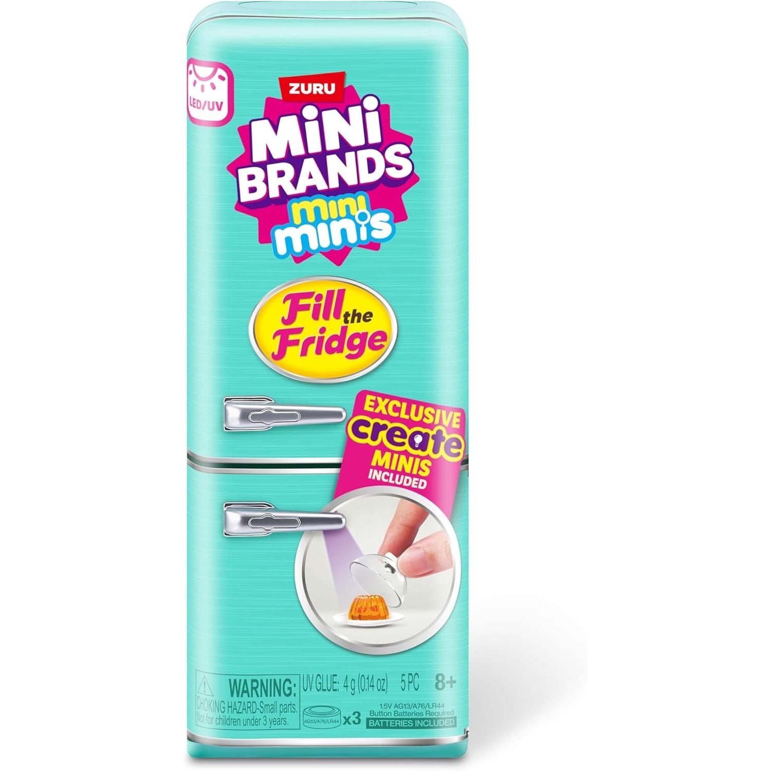 Zuru Mini Brand Fill The Fridge Surprise Collectible Capsule for Kids, Mystery Mini Toy Figures, Unboxing Play Age- 3 Years & Above