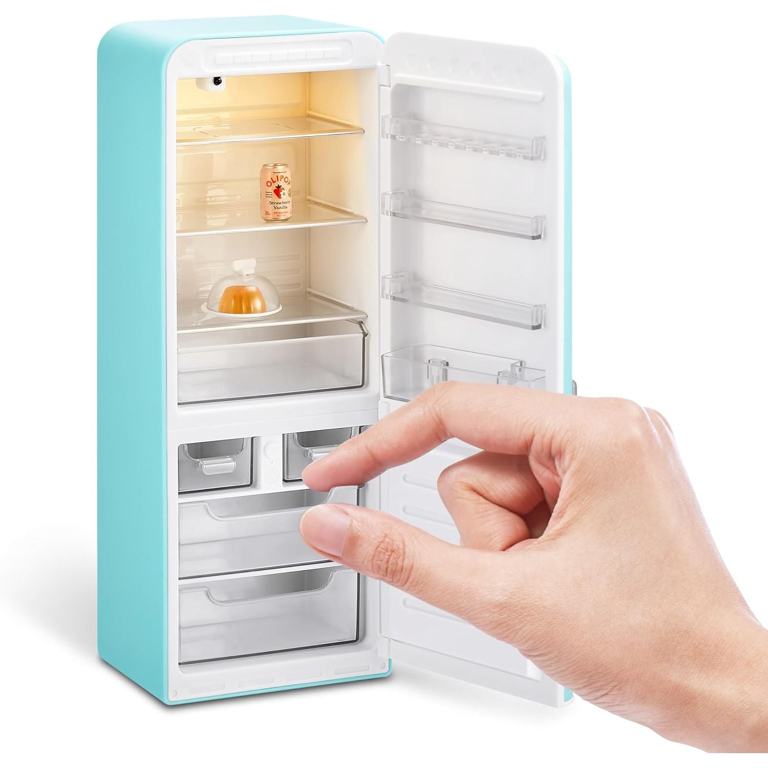 Zuru Mini Brand Fill The Fridge Surprise Collectible Capsule for Kids, Mystery Mini Toy Figures, Unboxing Play Age- 3 Years & Above
