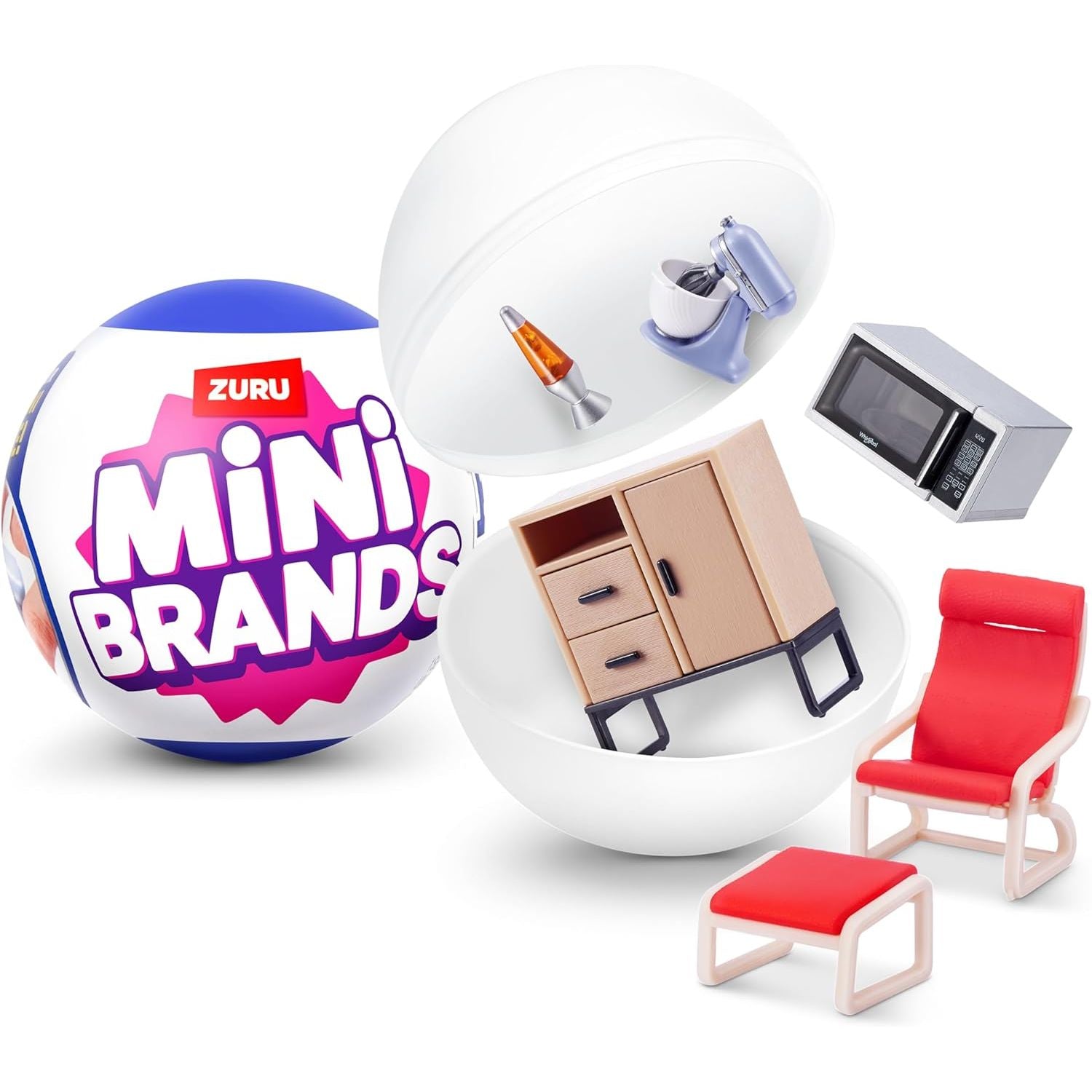 Zuru Mini Brand Home Surprise Collectible Capsule for Kids, Mystery Mini Toy Figures, Unboxing Play Age- 3 Years & Above
