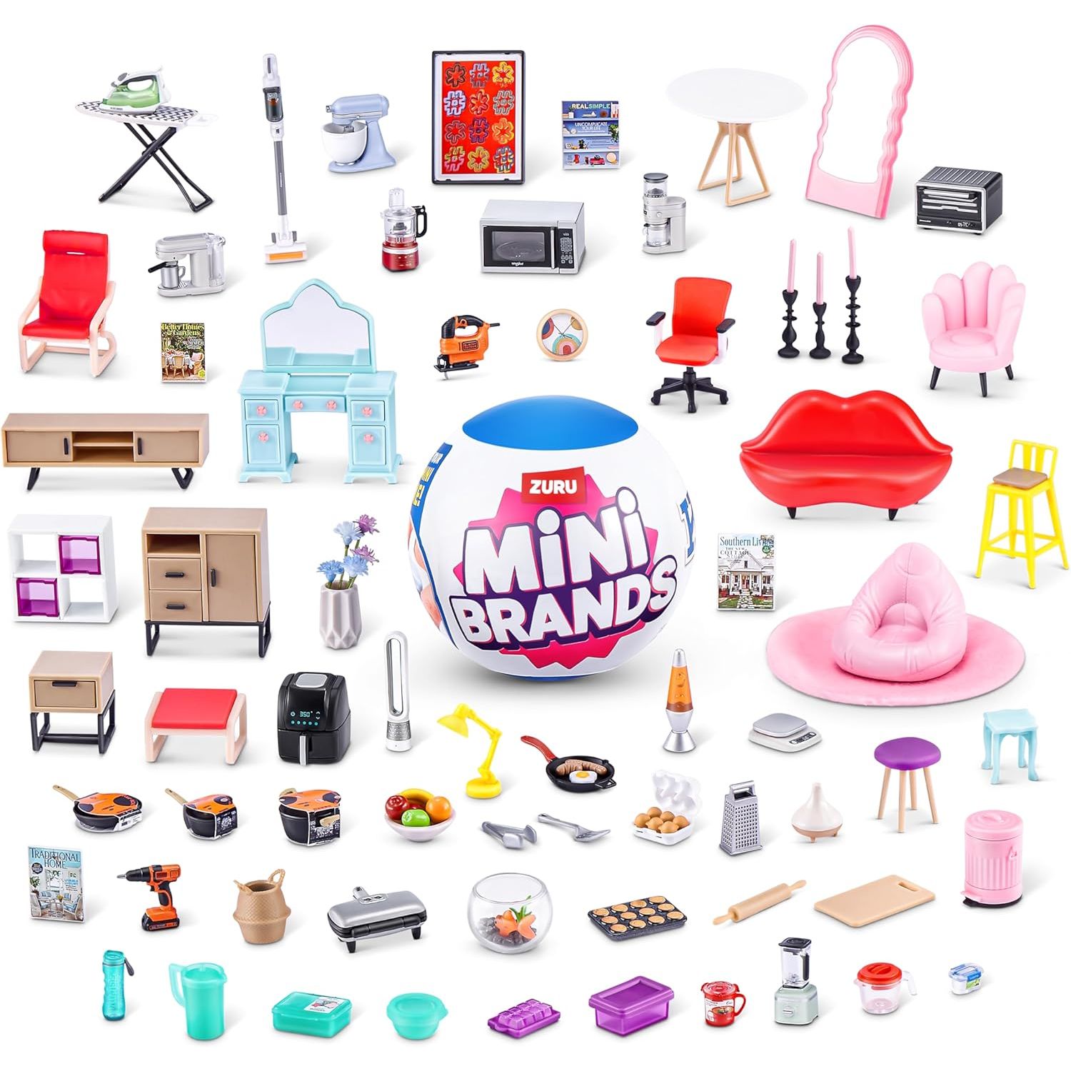 Zuru Mini Brand Home Surprise Collectible Capsule for Kids, Mystery Mini Toy Figures, Unboxing Play Age- 3 Years & Above