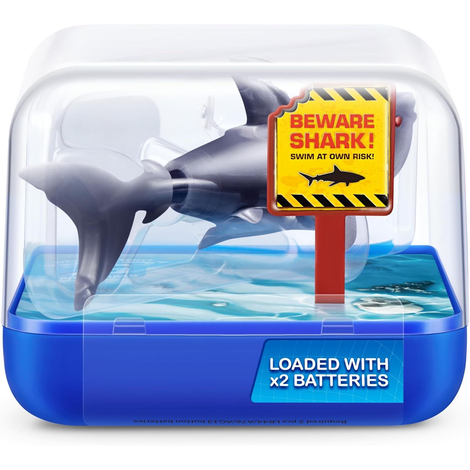 Zuru Robo Alive Shark Robotic Shark Toy, Water Activated Swimming Pet, Interactive Bath/Pool Play Age- 3 Years & Above