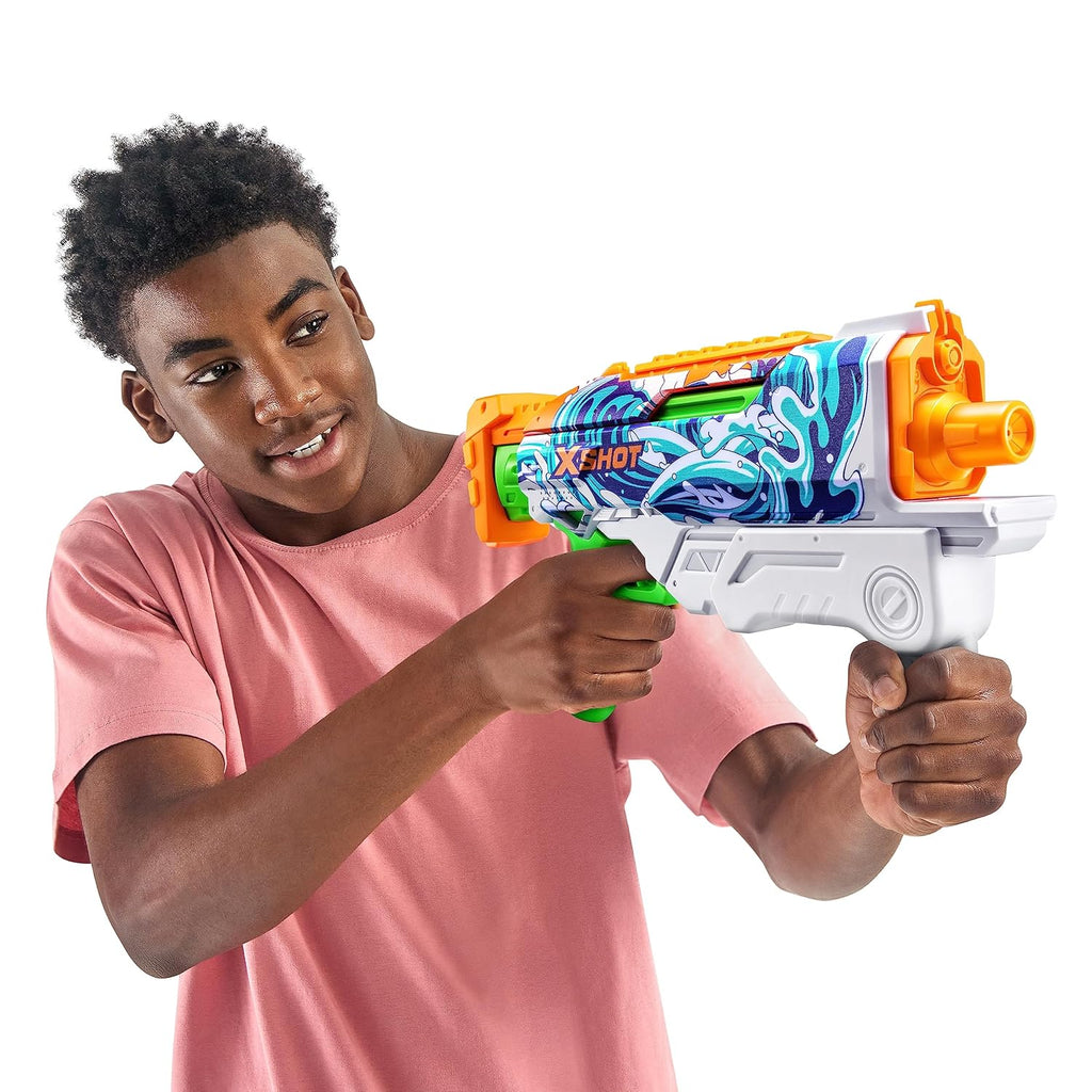 Zuru X-Shot Fast-Fill Skins Hyperload (2 Pack) Watergun Age- 8 Years & Above