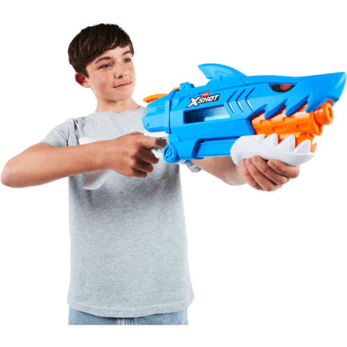 Zuru X Shot Water Shark Water Blaster for Kids, Outdoor Summer Water Gun Toy, Easy Fill Action Age- 5 Years & Above