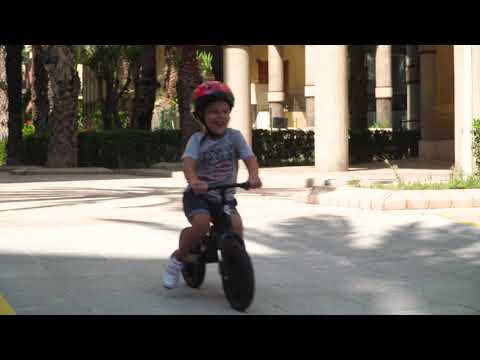 Qplay B-100 Tech Eva Balance Bike Black Age- 2 Years to 4 Years