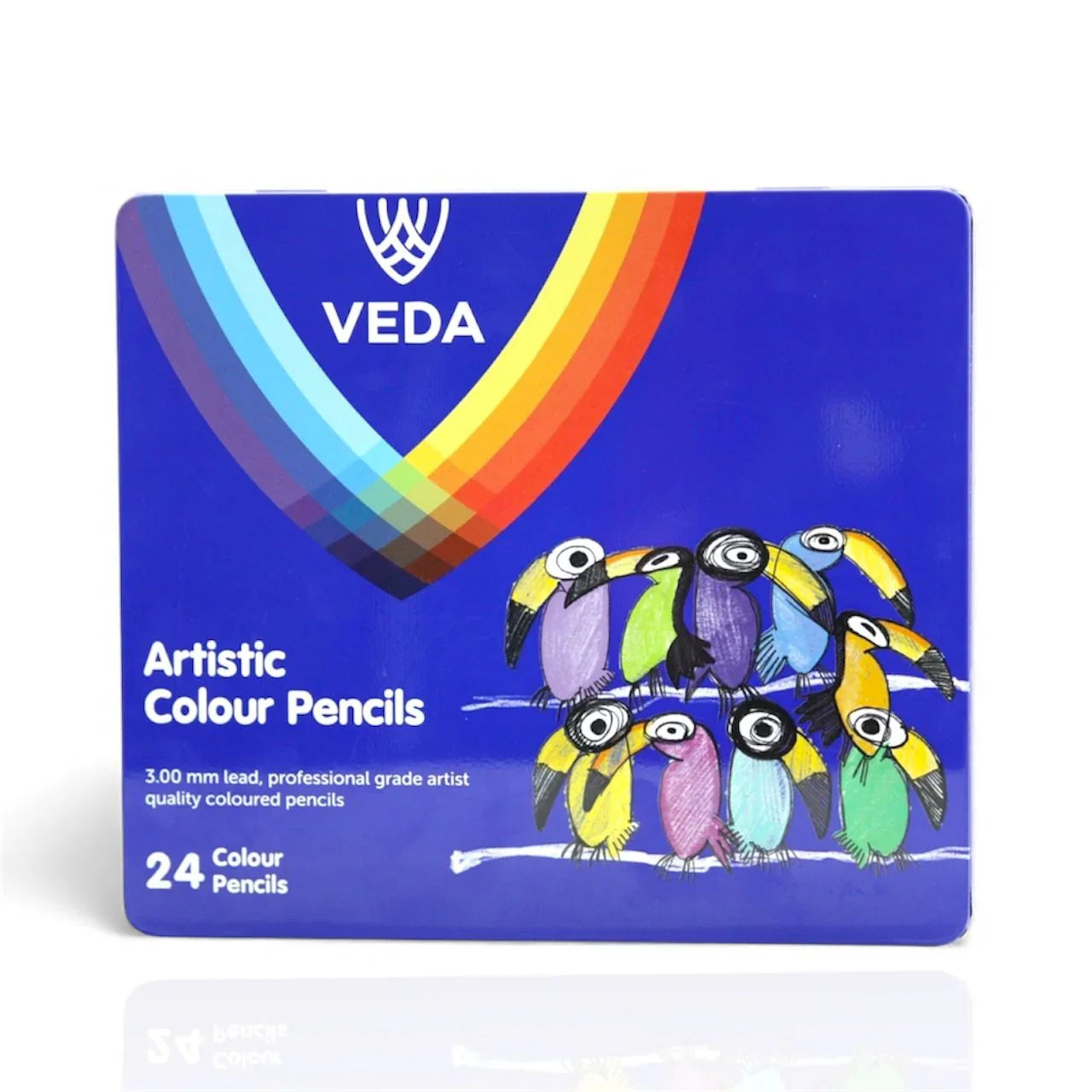 Veda Artistic Pencils Set of 24 High-Quality Drawing Pencils for Precision and Creativity Age- 6 Years & Above