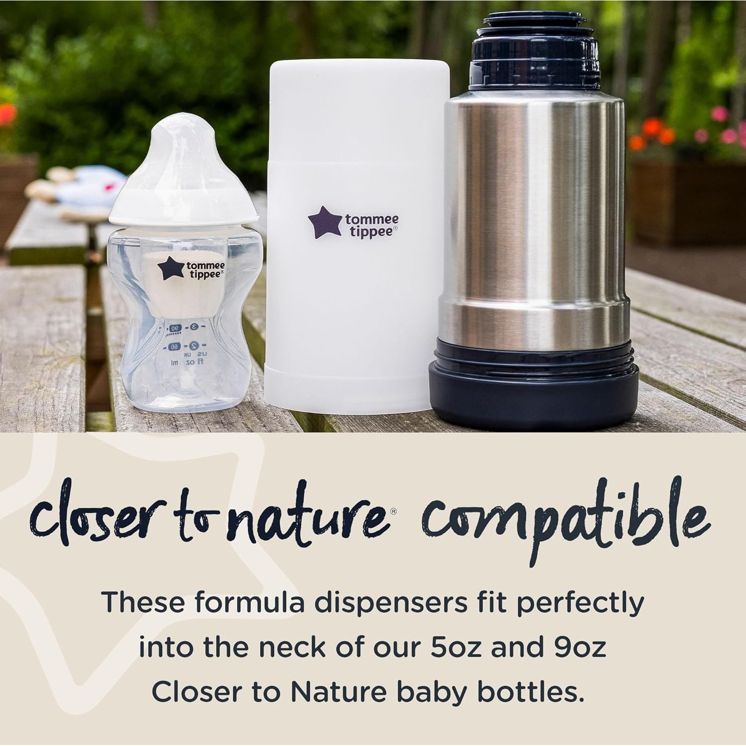 tommee tippee milk powder dispensers pack of 6 transparent age- newborn & above