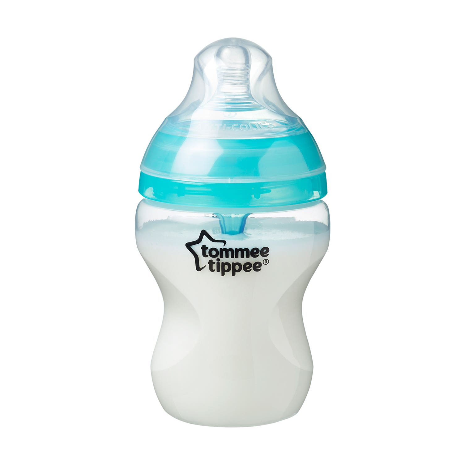 tommee tippee natural start  advanced anti-colic slow flow feeding bottle 260ml age- newborn & above