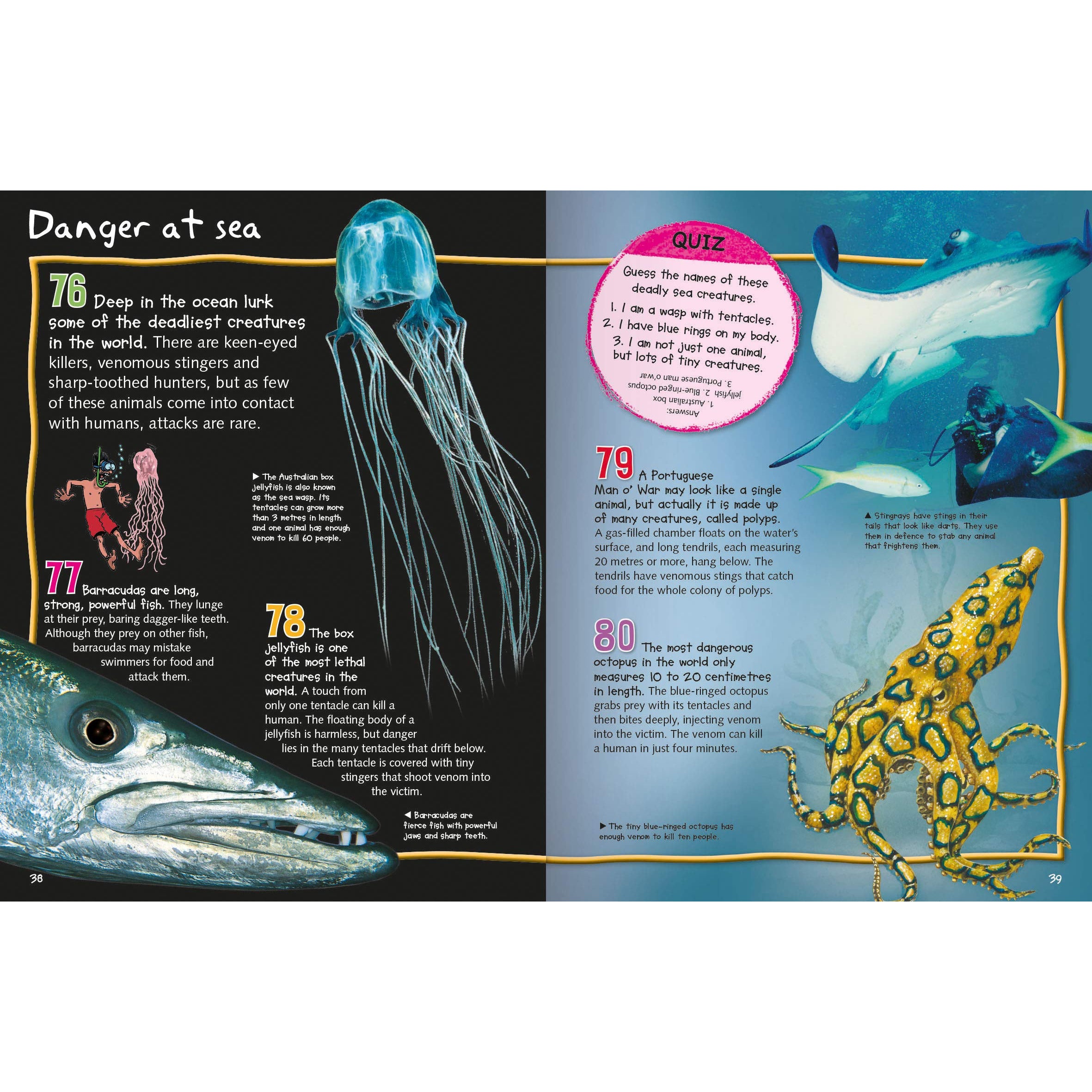 100 Facts Deadly Creatures - Peekaboo