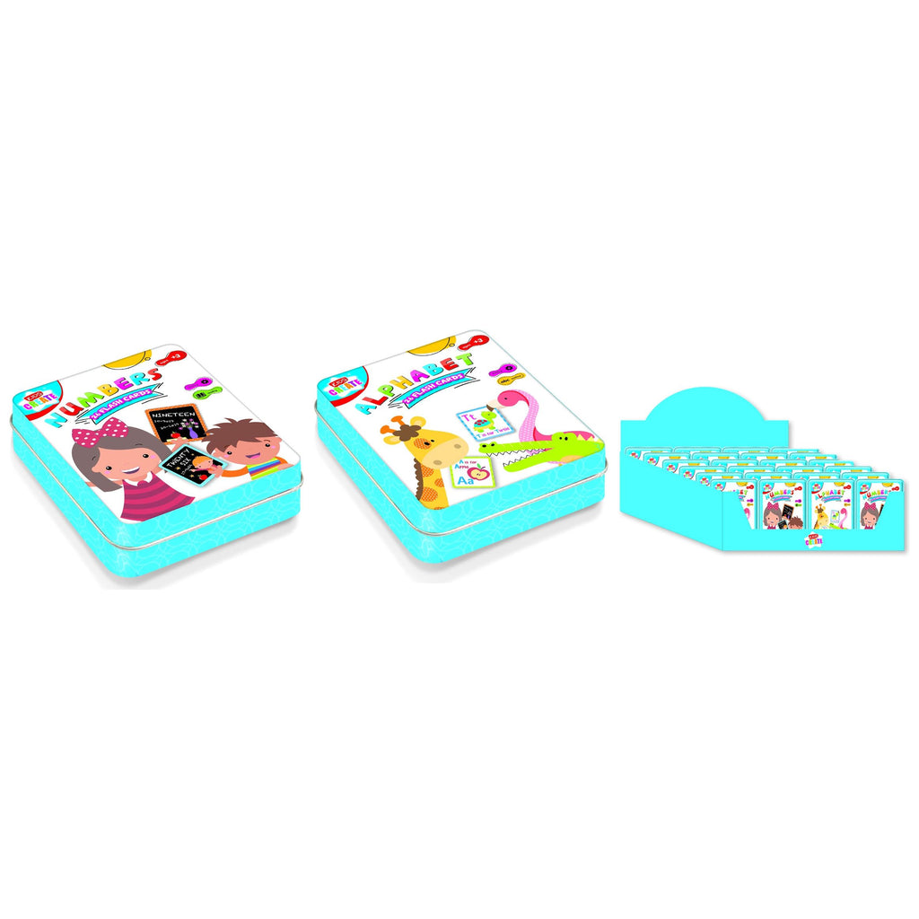Pibi Kids Create Numbers & Alphabet 26 Flash Cards Age-18 Months & Above